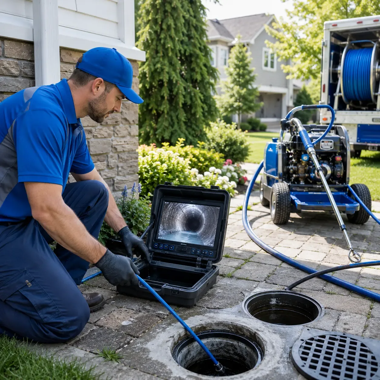 Outdoor drain cleaning professionals serving Dearborn Heights, MI